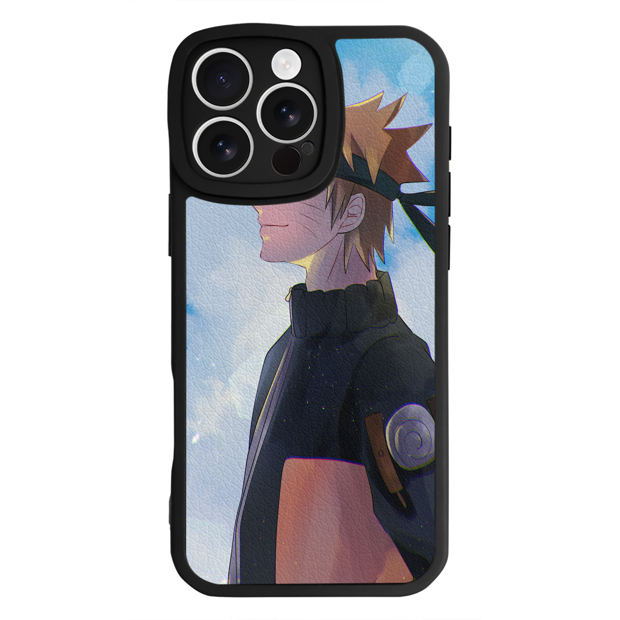 （画像用） NARUTO -ナルト- NARUTO -ナルト- 疾風伝 【iPhone 16シリーズ対応】シリコンスマホケース（レザー調） 材質：シリコン